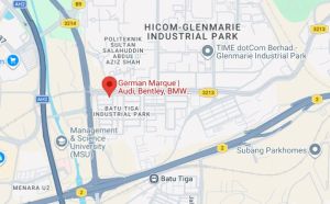 German Marque BMW Service located in Batu Tiga Industrial Park, Glenmarie